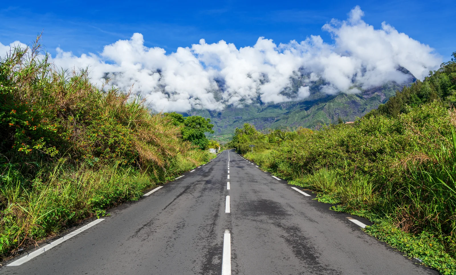Route de montagne vers Cilaos, La Réunion