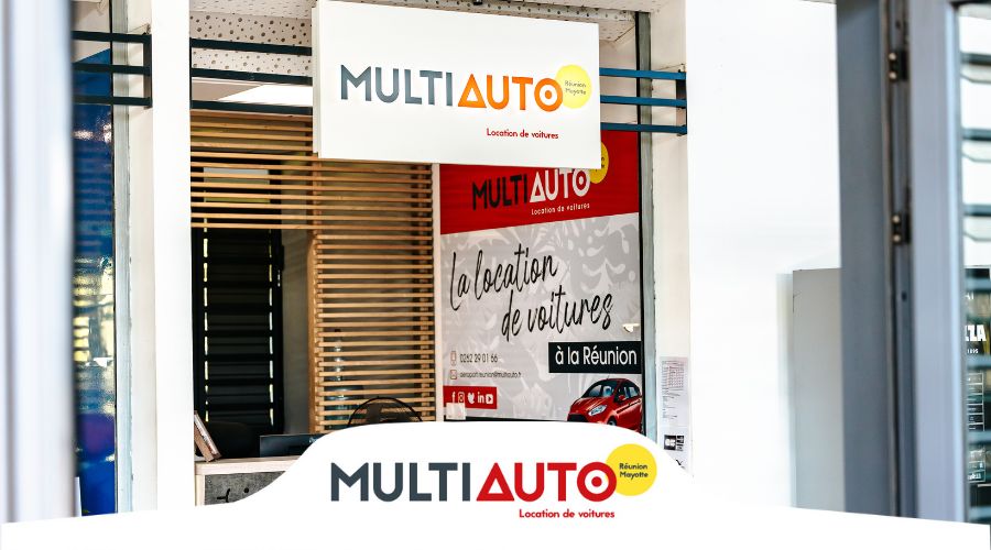 Location voiture Aéroport Réunion, comptoir Multi Auto aéroport Roland Garros