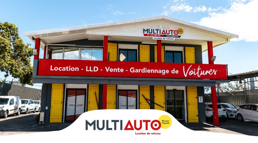 Visitez notre agence de location de voiture Multi Auto située à Sainte-Clotilde, au Nord de l'île de La Réunion.