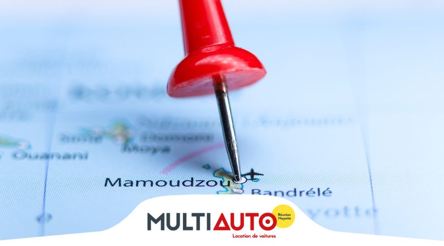 Agence de location de voiture à Mayotte, île française située dans le canal du Mozambique.